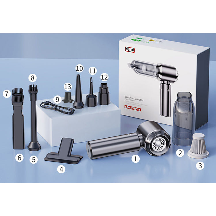 Cordless Handheld Vacuum – 15000Pa Suction for Home, Car & Pet Hair