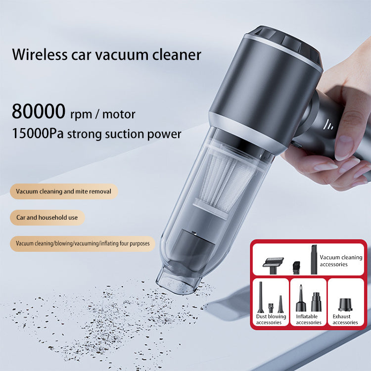 Cordless Handheld Vacuum – 15000Pa Suction for Home, Car & Pet Hair