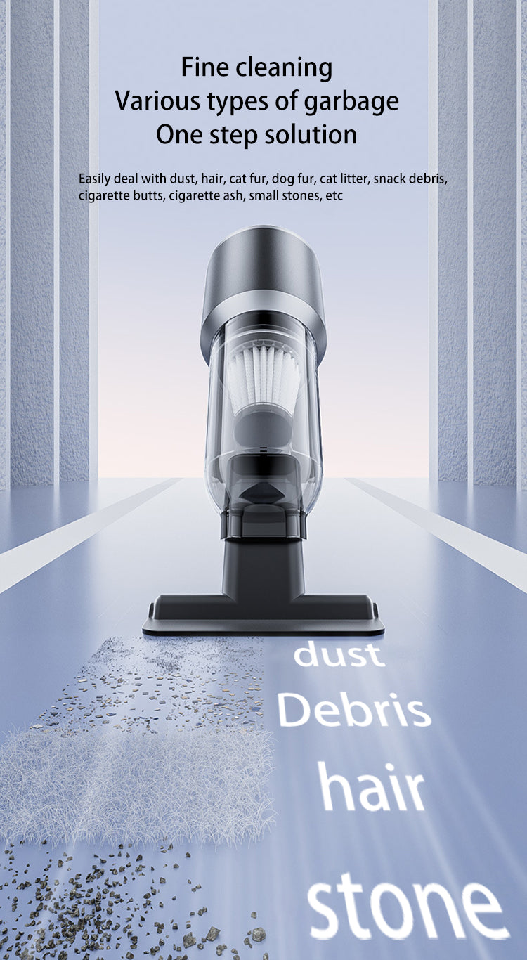 Cordless Handheld Vacuum – 15000Pa Suction for Home, Car & Pet Hair