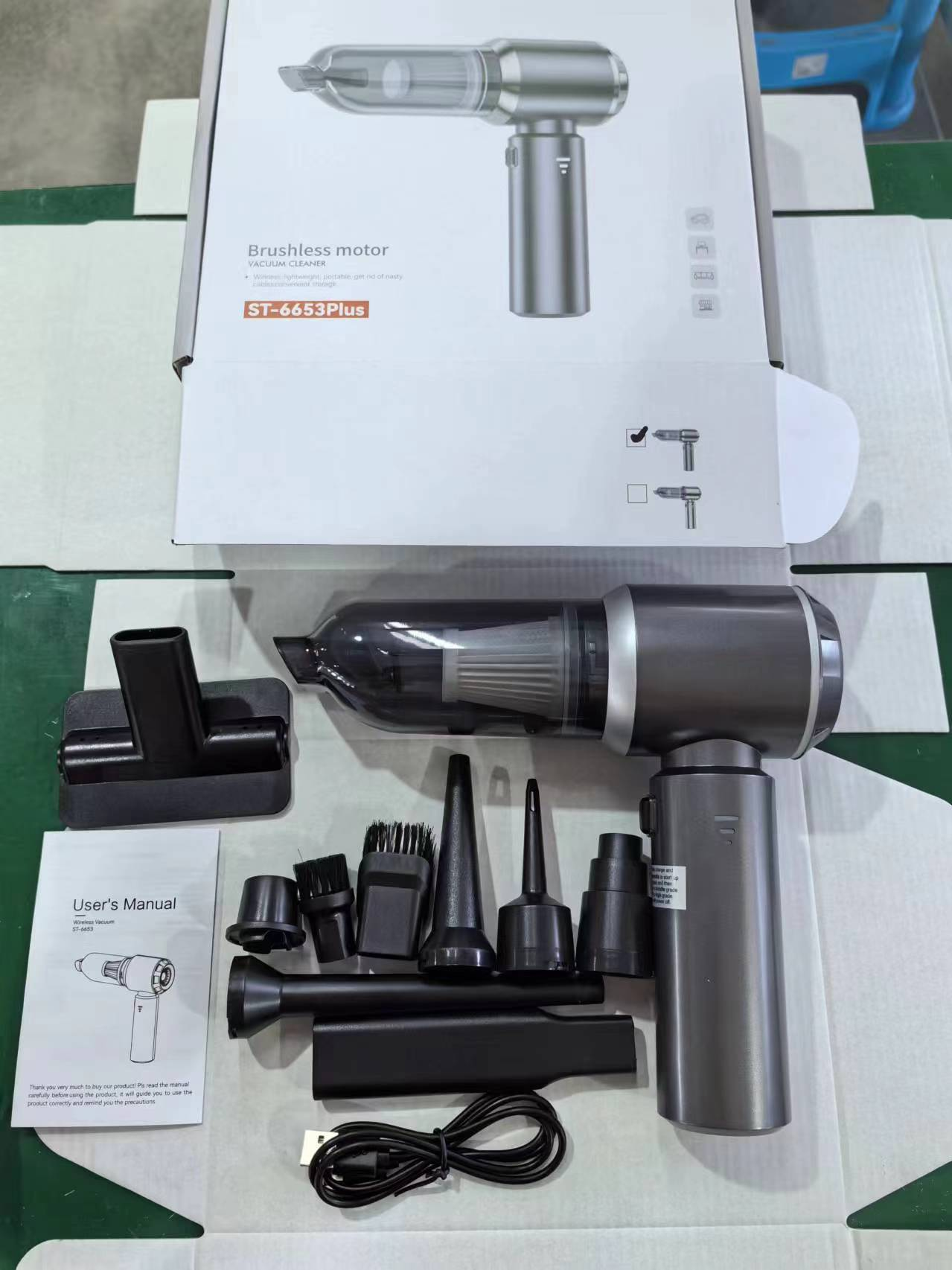 Cordless Handheld Vacuum – 15000Pa Suction for Home, Car & Pet Hair