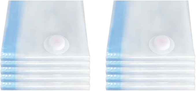 GRANDx 10-Pack Vacuum Storage Bags – Large, Airtight & Reusable for Clothes