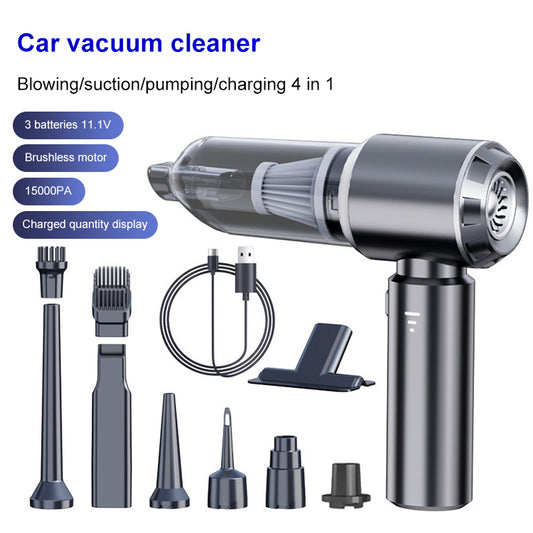 Handheld Vacuum Cleaner Cordless, 15000Pa Powerful Suction, Portable and Lightweight Car Vacuum Cleaner, Wireless Car Cleaner Used for Pet Hair, Car, Home, Office, Kitchen, Stairs